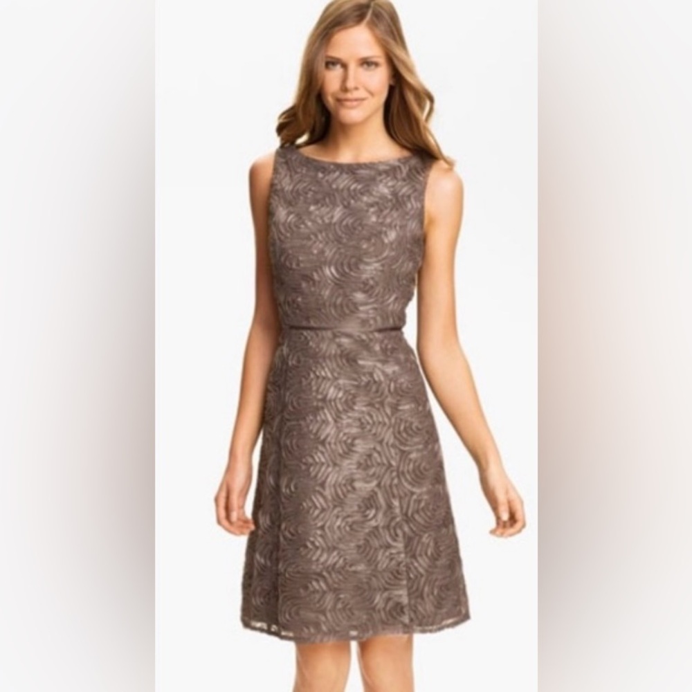 Adrianna Pappel petite purple dress size 4